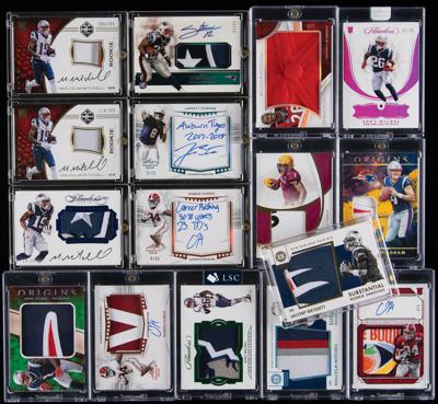 Lot #946 New England Patriots Lot of (26) Autographs and Relics - Image 2