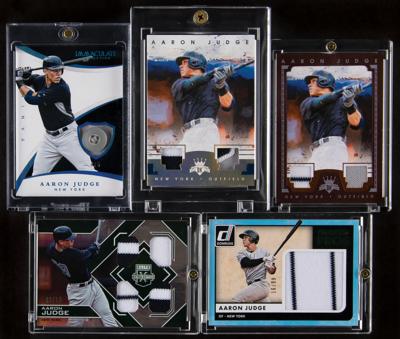 Lot #864 Aaron Judge (5) Relic/Patch Cards - Image 1