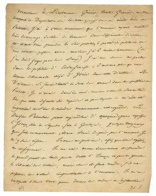 Lot #351 Eugene de Beauharnais Letter Signed