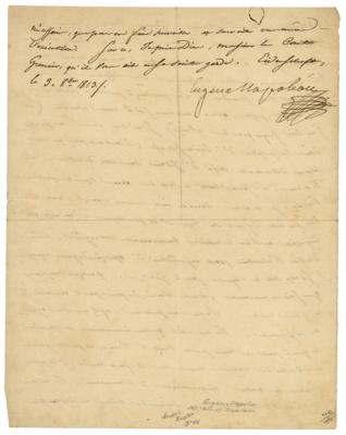 Lot #351 Eugene de Beauharnais Letter Signed - Image 2