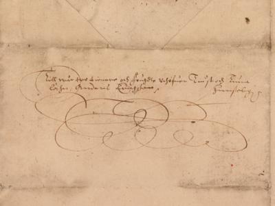 Lot #131 King Charles IX of Sweden Letter Signed - Image 2
