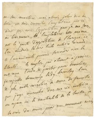 Lot #517 Madame de Stael Autograph Letter Signed - Image 3