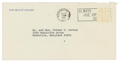 Lot #57 Gerald Ford Typed Letter Signed as President - Image 2