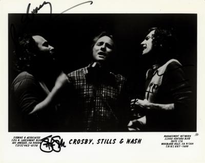 Lot #564 Crosby, Stills & Nash Signed Photograph