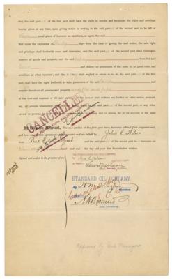 Lot #107 Henry M. Flagler Document Signed - Image 3