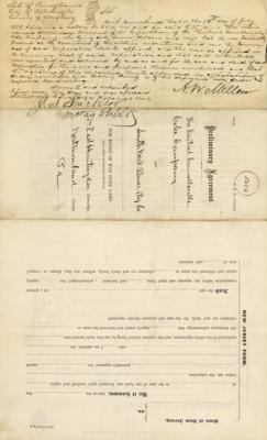 Lot #246 Andrew W. Mellon Twice-Signed Document - Image 2