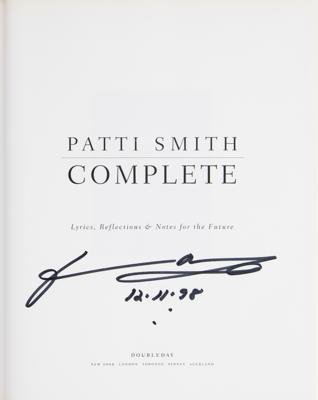 Lot #597 Patti Smith (5) Signed Items - Image 3