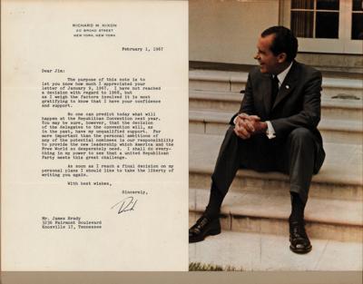Lot #77 Richard Nixon Typed Letter Signed - Image 1