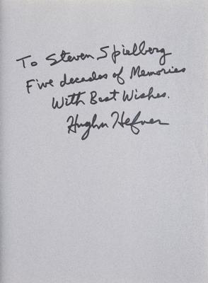 Lot #657 Hugh Hefner Signed Book to Steven Spielberg - Image 2