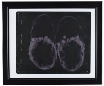 Lot #402 Neil Armstrong EVA Spacesuit Boots X-Ray - Image 2