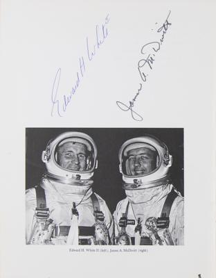 Lot #401 Gemini 4: White and McDivitt Signed Book - Image 2