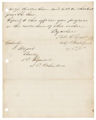 Lot #345 States Rights Gist Letter Signed - Image 2