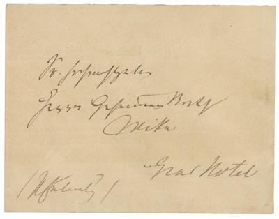 Lot #267 Philipp, Prince of Eulenburg Autograph Letter Signed - Image 4