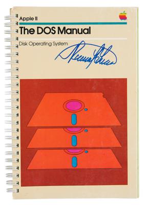 Lot #138 Apple: Ronald Wayne Signed Apple II DOS Manual - Image 1