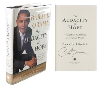 Lot #81 Barack Obama Signed Book