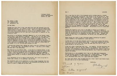 Lot #169 Richard E. Byrd Typed Letter Signed - Image 1