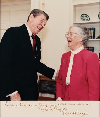 Lot #87 Ronald Reagan Signed Photograph