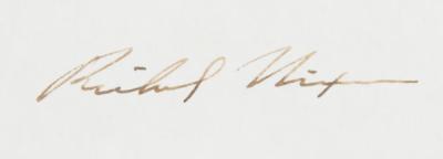 Lot #75 Richard Nixon Document Signed as President - Image 3