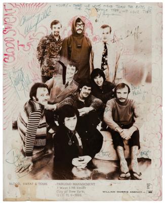 Lot #559 Blood, Sweat and Tears Signed Photograph