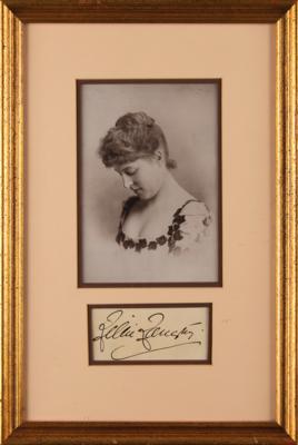 Lot #661 Lily Langtry Signature