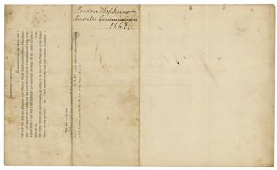 Lot #356 Ambrose E. Burnside Document Signed - Image 2
