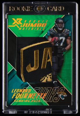 Lot #931 2017 Panini Xr Rookie Jumbo Materials Leonard Fournette Player-Worn Logo Patch (5/5) - Image 1