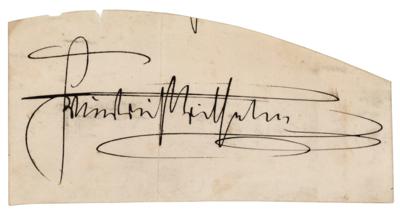 Lot #196 Frederick III of Germany Signature