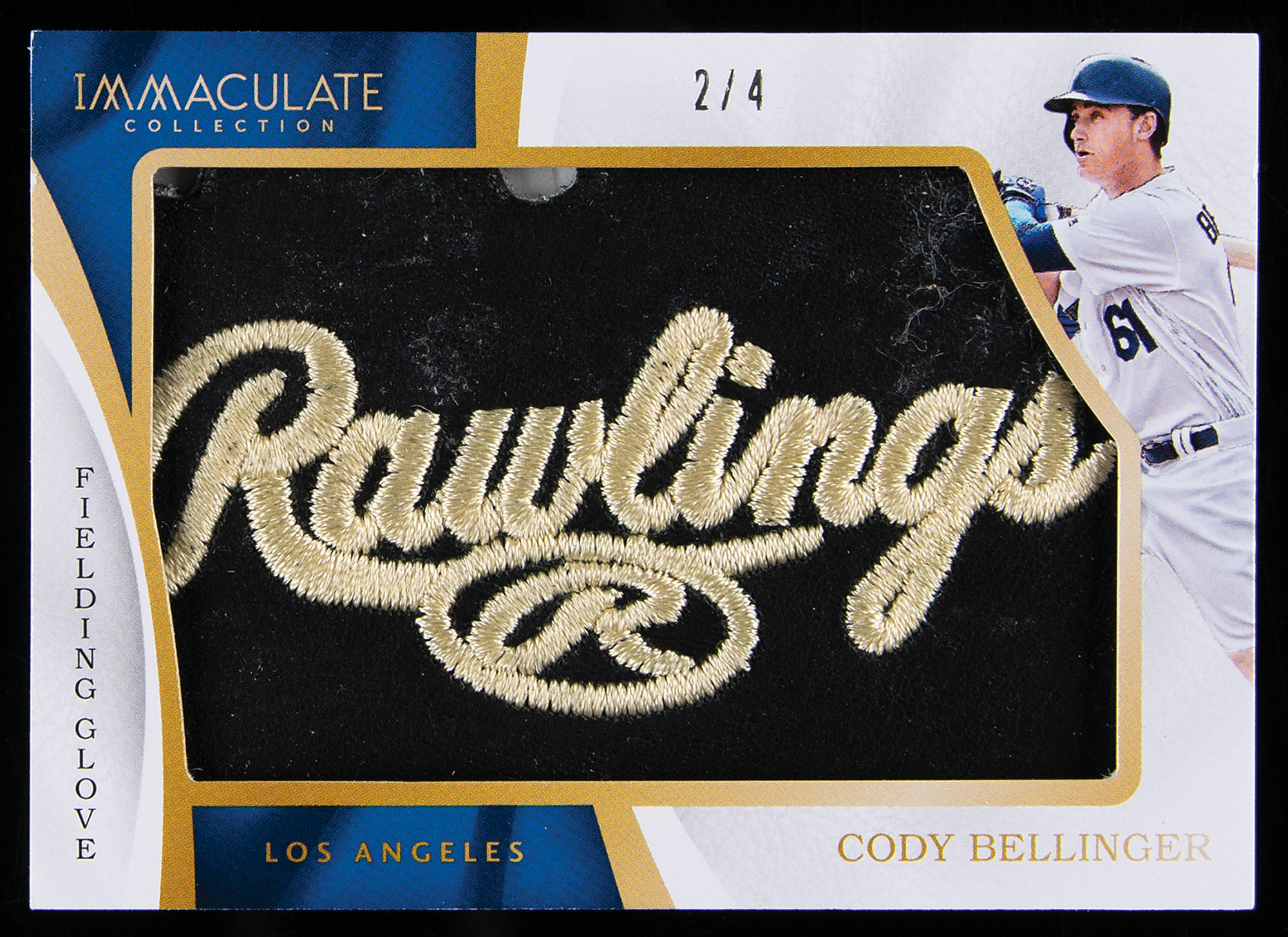 Autographed Los Angeles Dodgers Cody Bellinger 2017 Topps