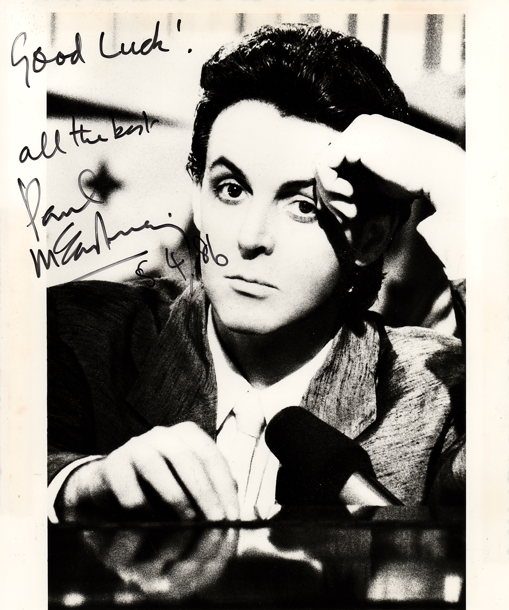 Lot #528 Beatles: Paul McCartney Signed Photograph