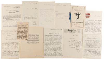 Lot #500 German Writers (12) Signed Items - Image 1