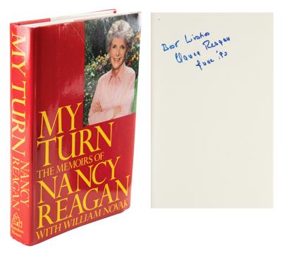 Lot #85 Nancy Reagan Signed Book