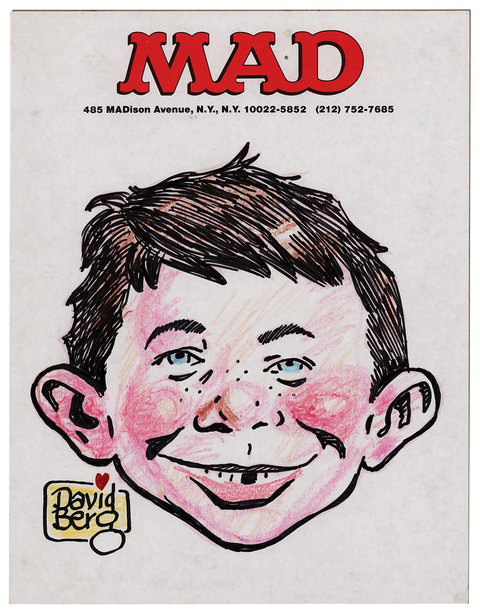 Mascot of mad magazine