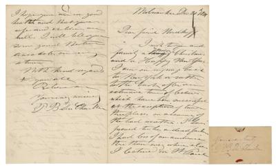 Lot #189 Paul Du Chaillu Signature and Autograph Letter Signed - Image 1