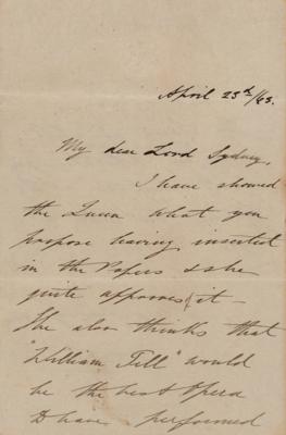 Lot #224 King Edward VII Autograph Letter Signed - Image 1