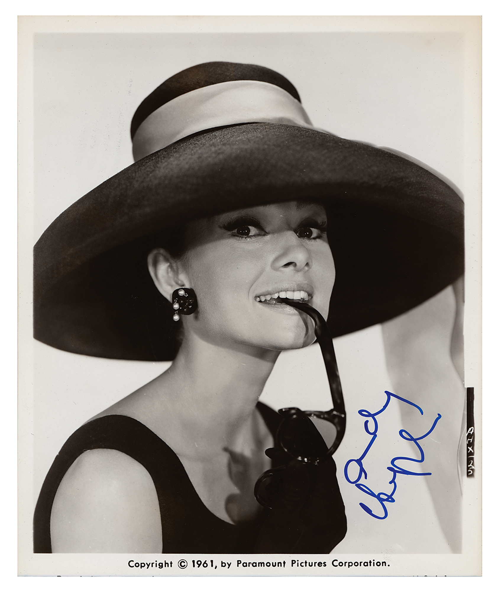 Lot #622 Audrey Hepburn Signed Photograph