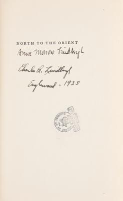 Lot #393 Charles and Anne Lindbergh Signed Book - Image 2