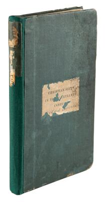 Lot #56 Millard Fillmore Twice-Signed Book from His Personal Library
