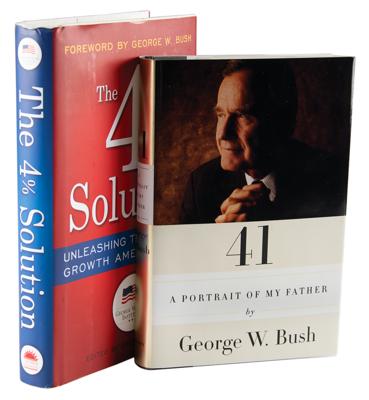 Lot #45 George W. Bush (2) Signed Books - Image 1