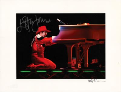 Lot #573 Elton John Signed Photographic Print