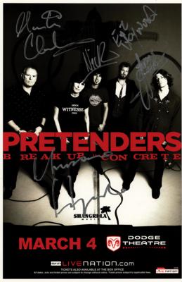 Lot #587 The Pretenders Signed Concert Poster