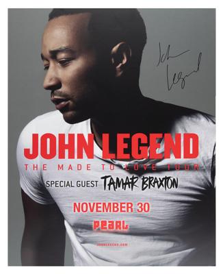 Lot #613 John Legend Signed Concert Poster - Image 1