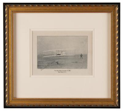 Lot #394 Orville Wright Signed Photograph - Image 2
