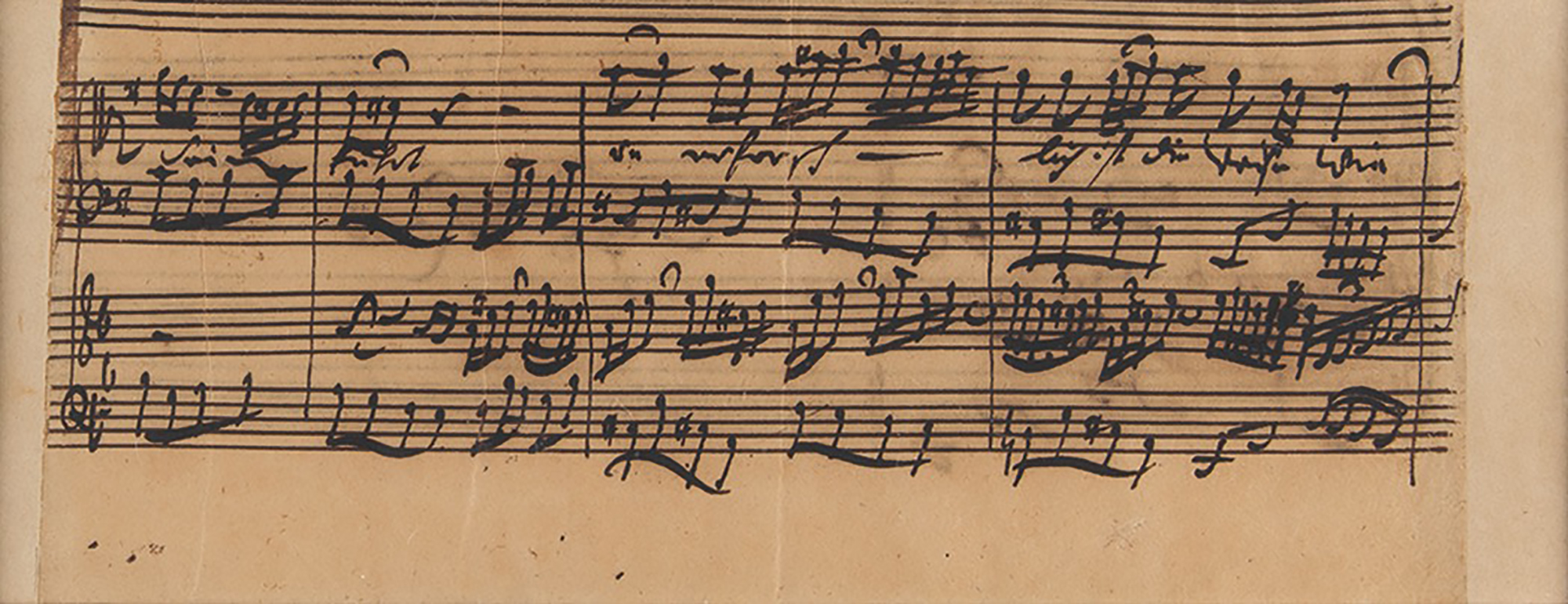 Lot #521 Johann Sebastian Bach Autograph Musical Manuscript - Image 6