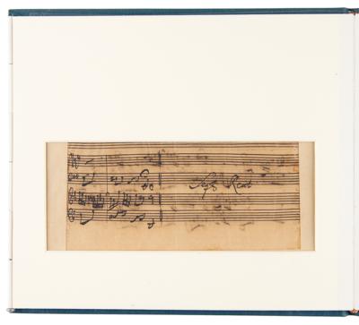 Lot #521 Johann Sebastian Bach Autograph Musical Manuscript - Image 2