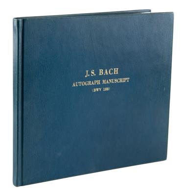 Lot #521 Johann Sebastian Bach Autograph Musical Manuscript - Image 5
