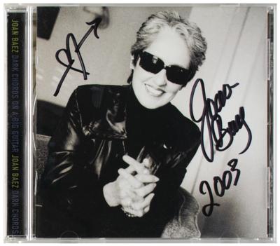 Lot #2198 Joan Baez Signed CD - Image 1
