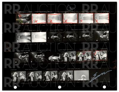 Lot #2237 Fleetwood Mac Archive of (22) Contact Sheet Photographs by Sam Emerson - Image 10