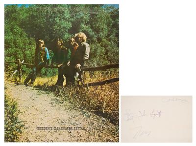 Lot #2193 Creedence Clearwater Revival Signed 1970