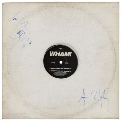 Lot #2331 Wham! Signed Album - Image 1