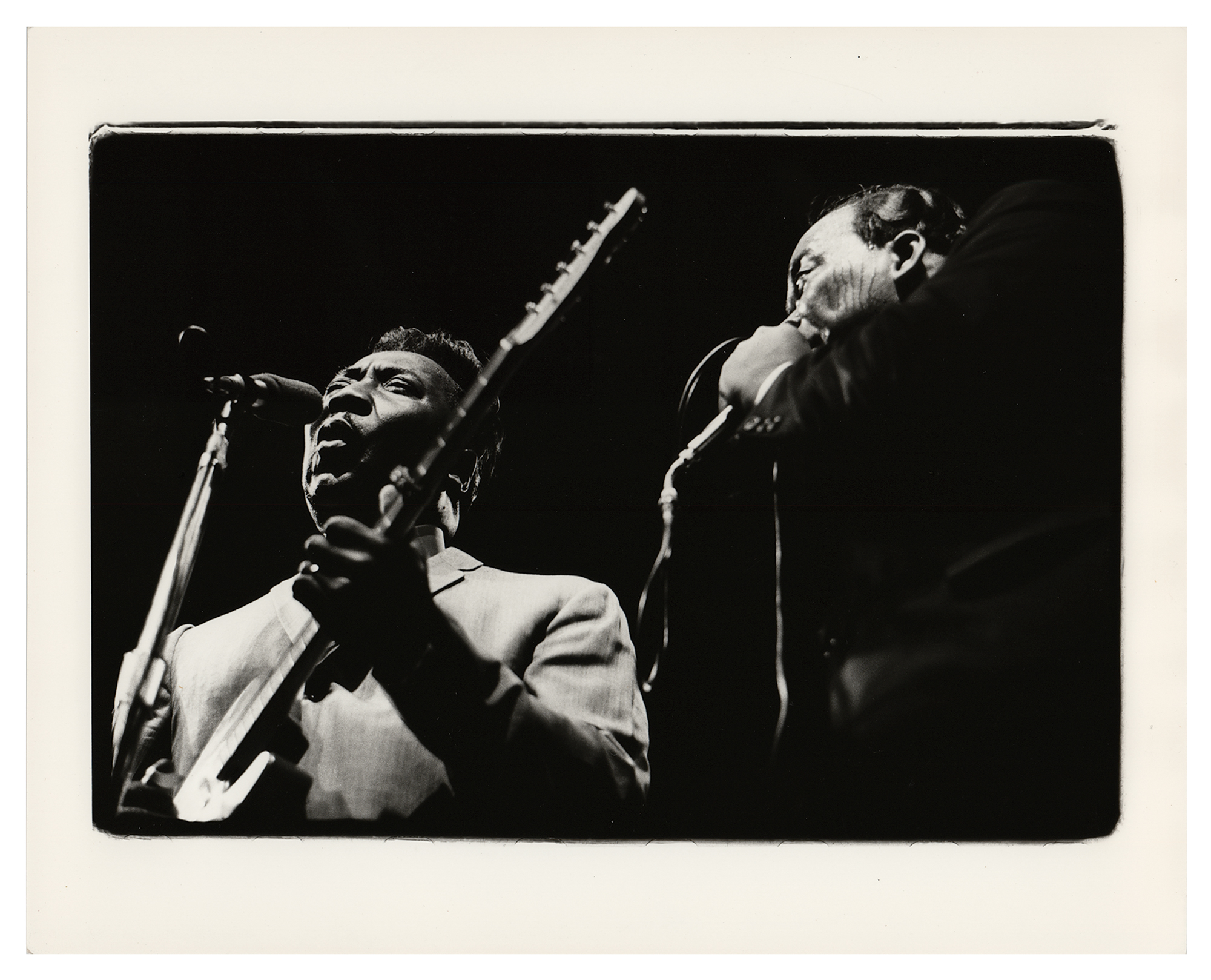 Lot #2180 Muddy Waters and James Cotton Original Photograph